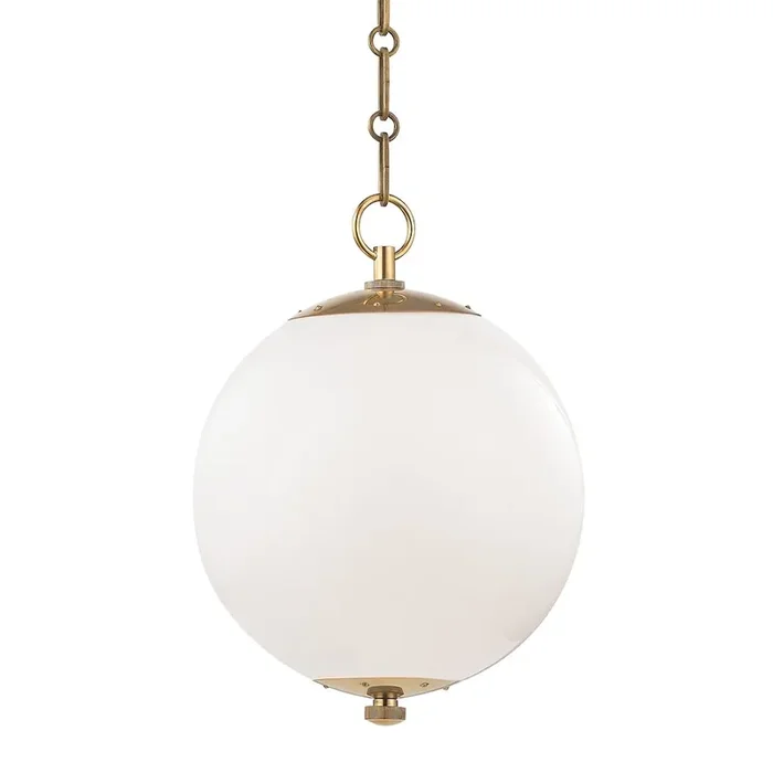 Sphere No.1 Pendant In Aged Brass Color