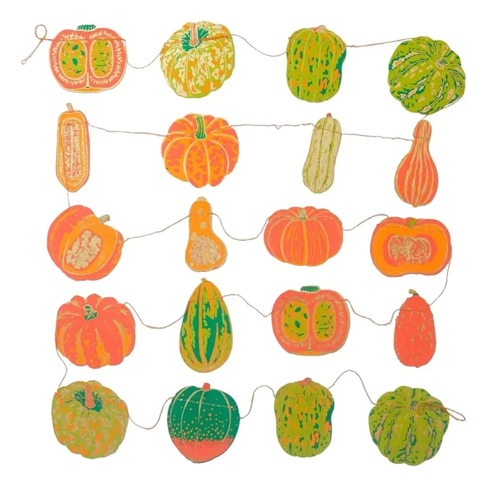 Squashes Paper Garland