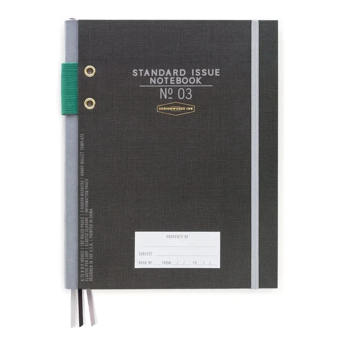 Standard Issue No. 03 Notebook – Black
