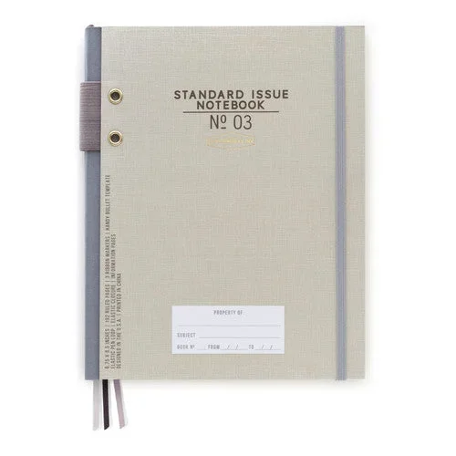 Standard Issue Notebook No 03 – Taupe
