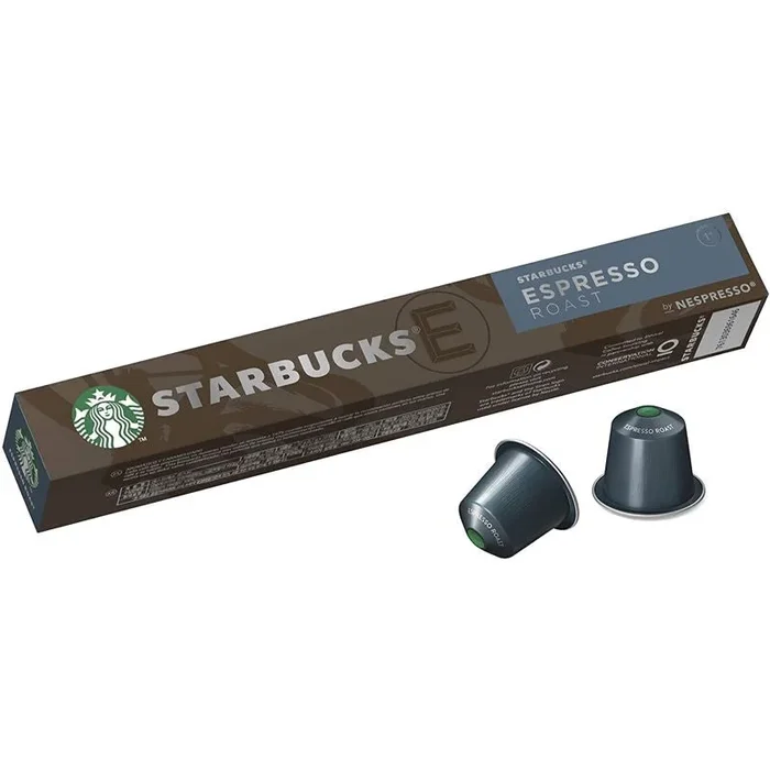 STARBUCKS by Nespresso Espresso Roast coffee pods 10 Pack – Case of 12