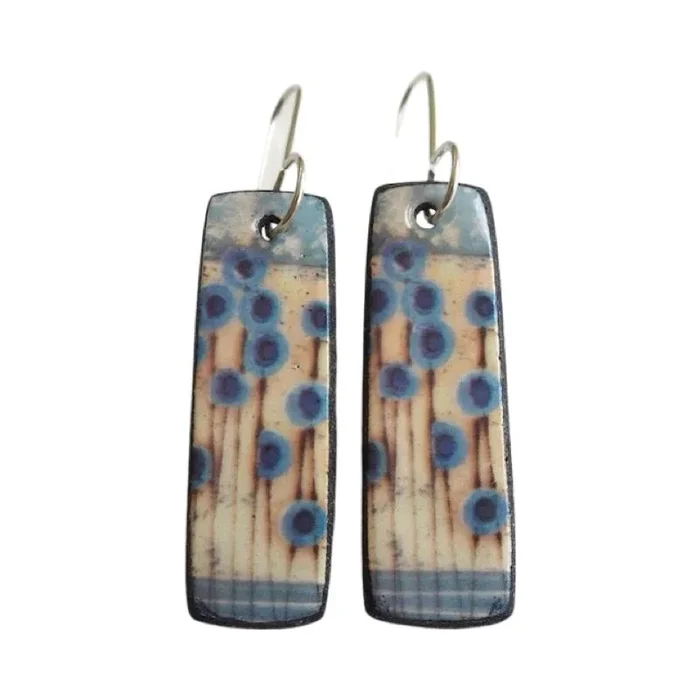 Stems Porcelain Drop Earrings