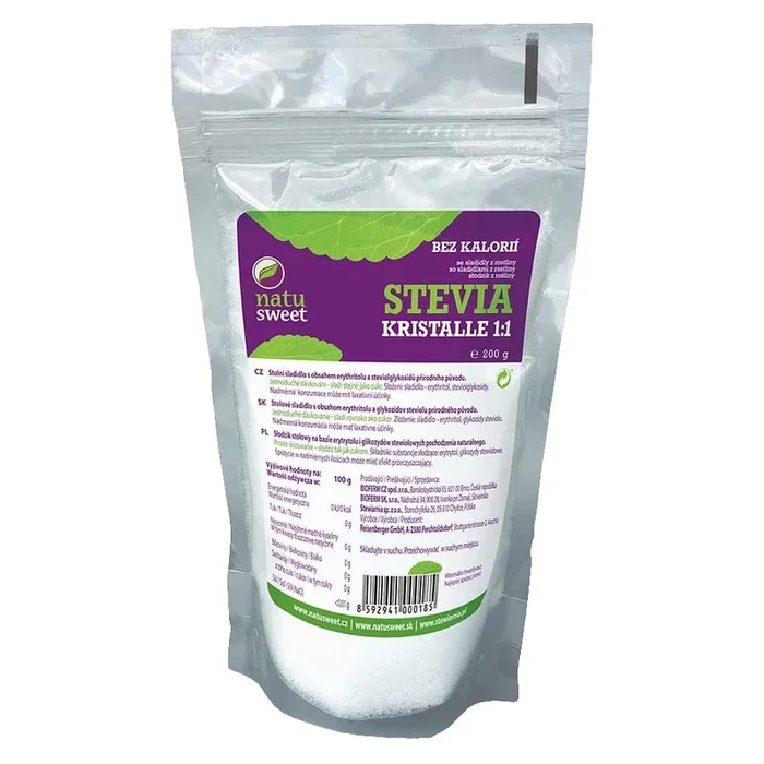 Steviakristalle 1:1 200g NATUSWEET