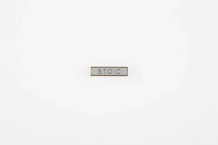 Stoic Pin Badge