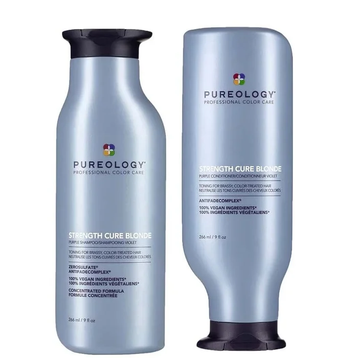 Strength Cure Blonde Shampoo 266ml & Conditioner 266ml Duo