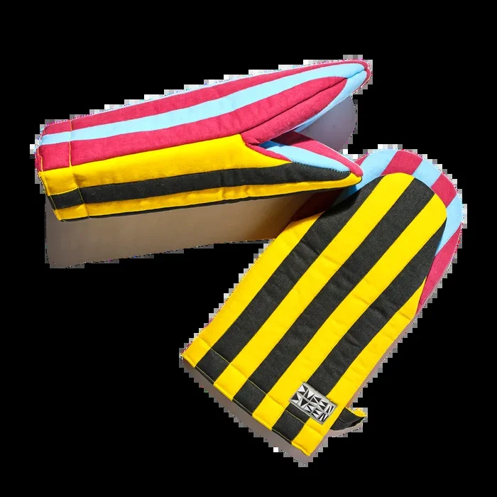 Stripe Oven Mitt