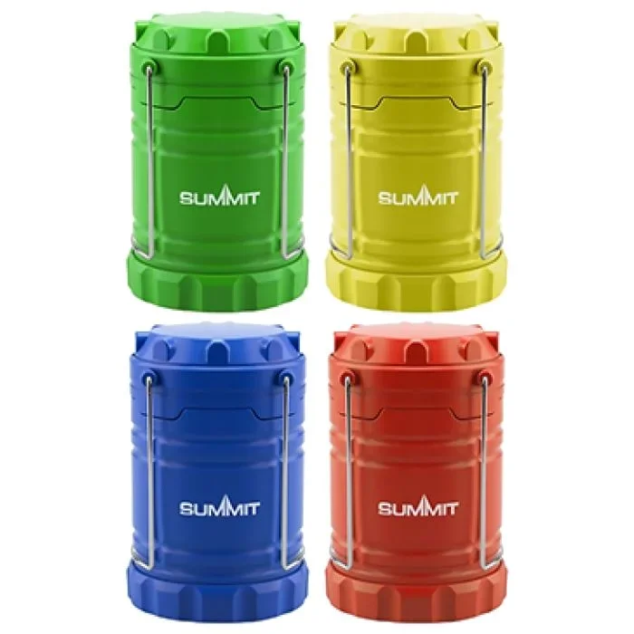 Summit Kids’ Micro Cob LED Collapsible Lantern Assorted Colours