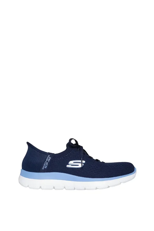 SUMMITS Fixed Lace Slip-Ins Navy