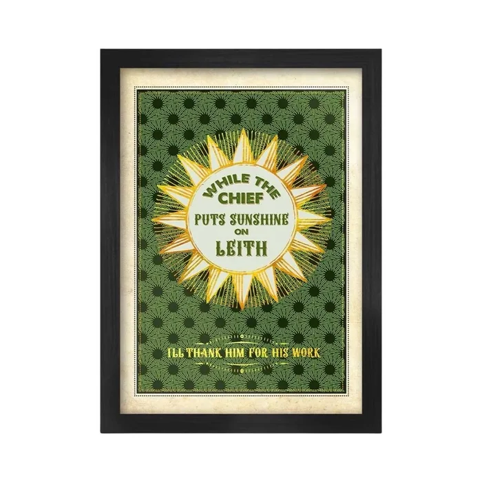Sunshine on Leith Print