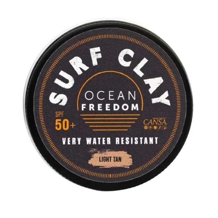 Surf Clay Mineral Zinc Sun Cream SPF 50+ Light Tan 50g