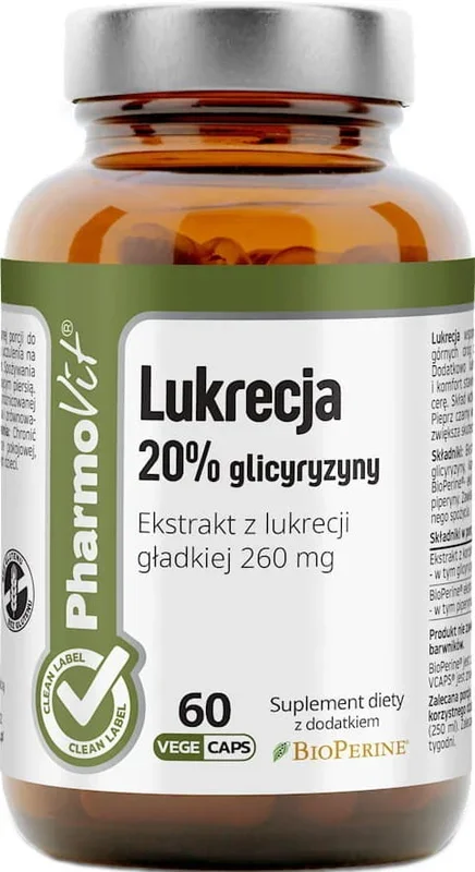 Süßholz 60 Kapseln 2178 g – PHARMOVIT