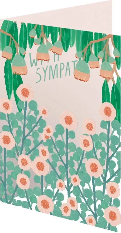 Sympathy Bouquet Lasercut Card