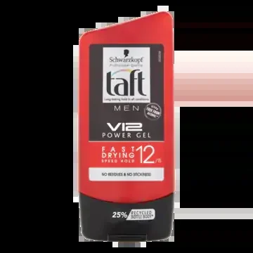 Taft V12 level 12 power hair gel