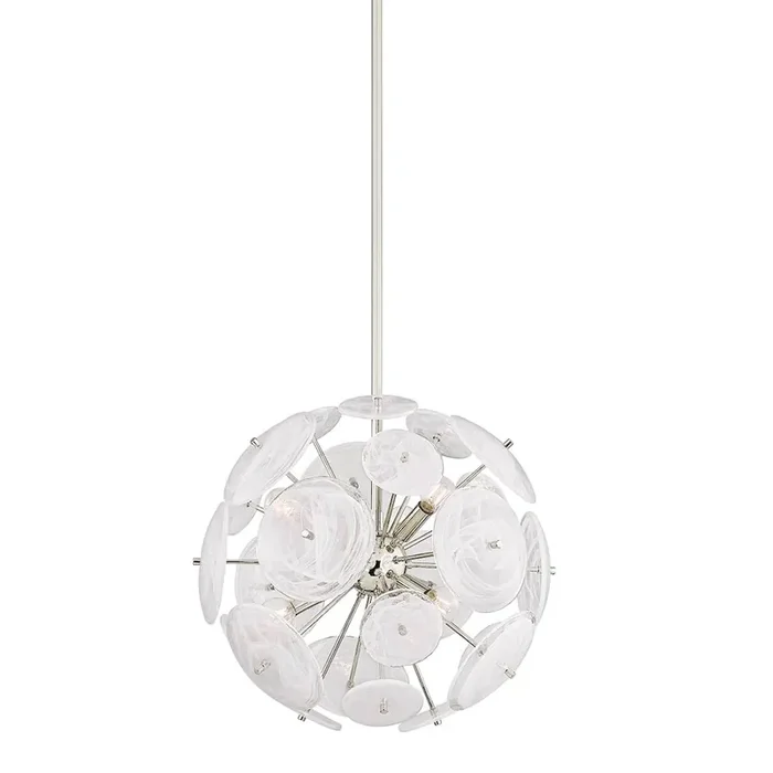 Tamara Chandelier In Polished Nickel Color