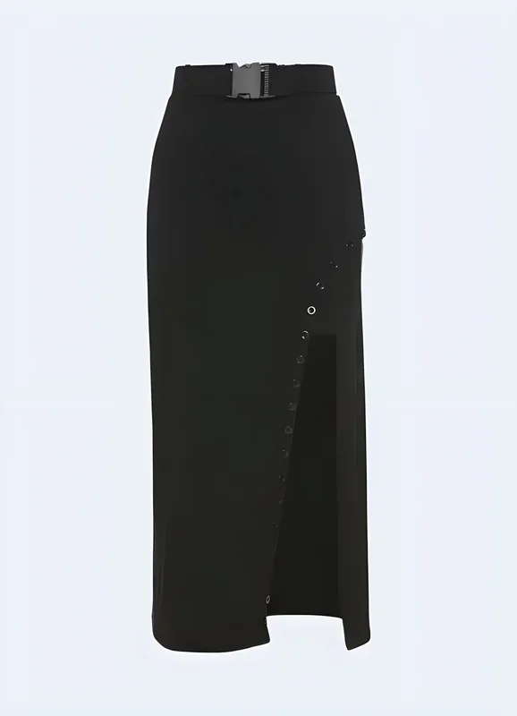 Techwear Long Skirt