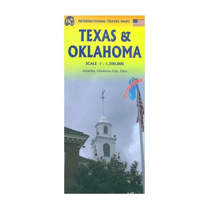 Texas & Oklahoma ITMB Travel Refernce Map
