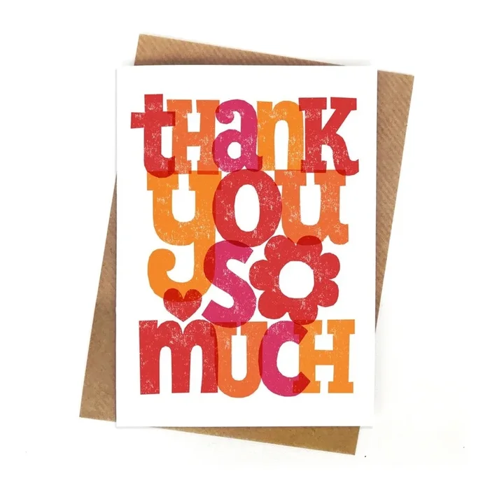 Thank You So Much Card