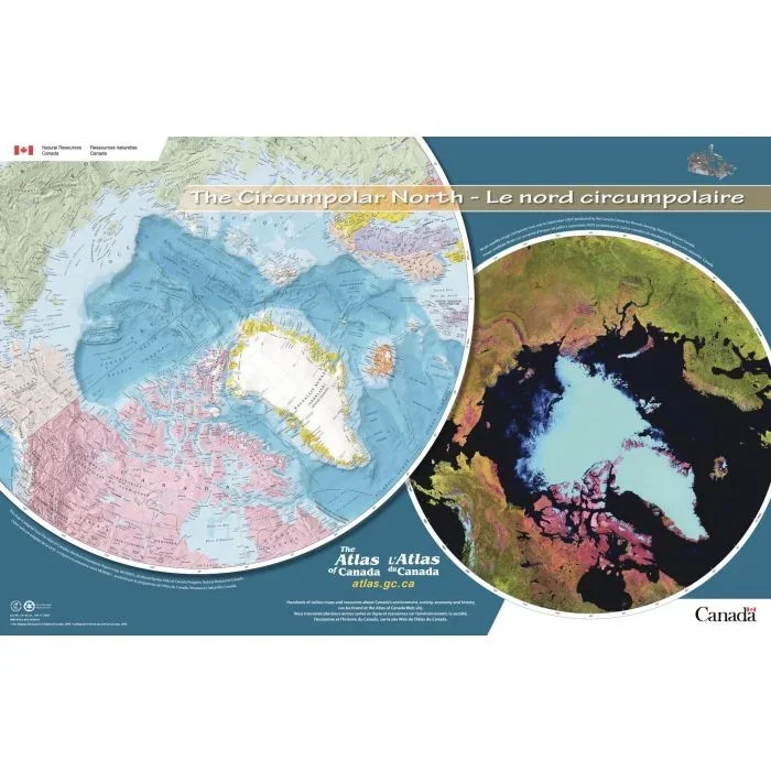 The Circumpolar North / Le nord circumpolaire Map