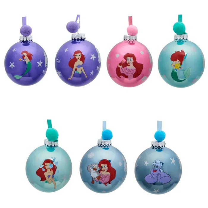The Little Mermaid – Set of 7 Baubles