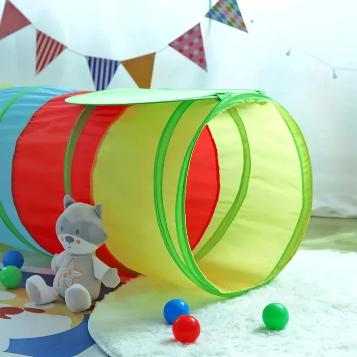Themed Play Tunnel | Foldable Crawl Tube with Carry Bag – Indoor and Outdoor Fun for Kids SOKA®
