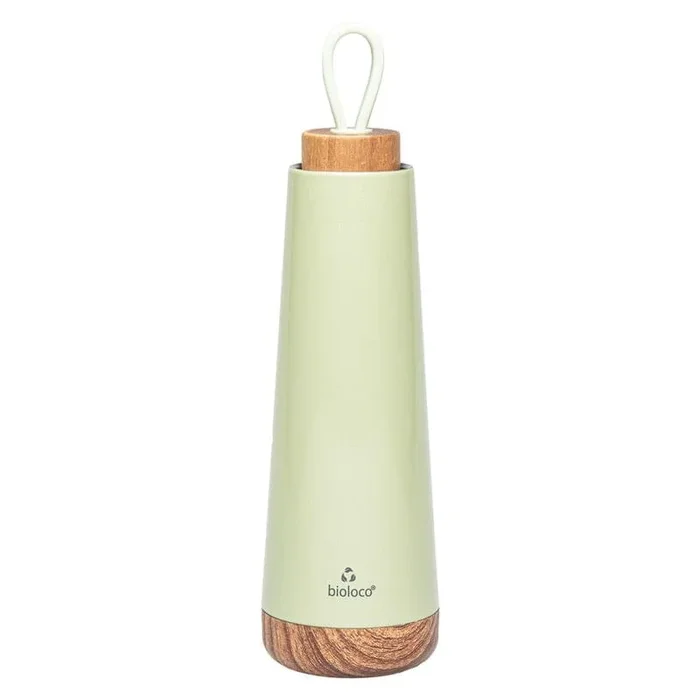 Thermoflasche mit Silikongriff, hellgrün 500 ml – CHIC – MIC