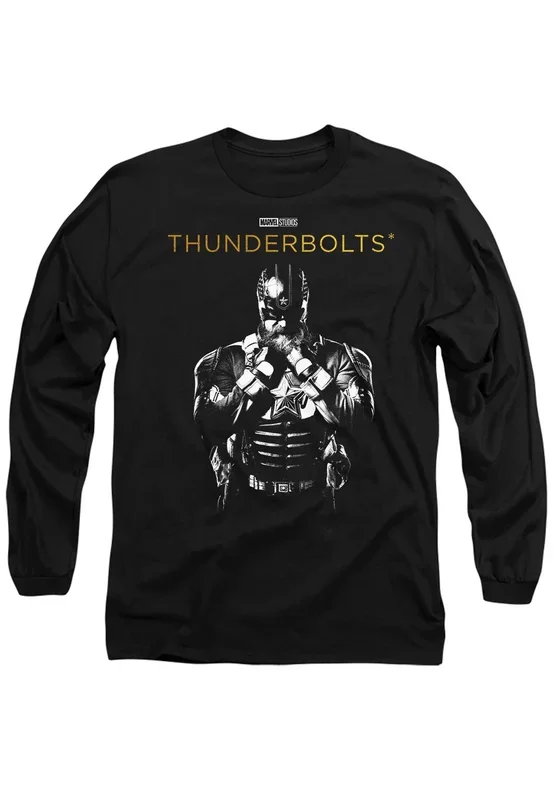 Thunderbolts Red Guardian Highlight Long Sleeve T-Shirt, Black