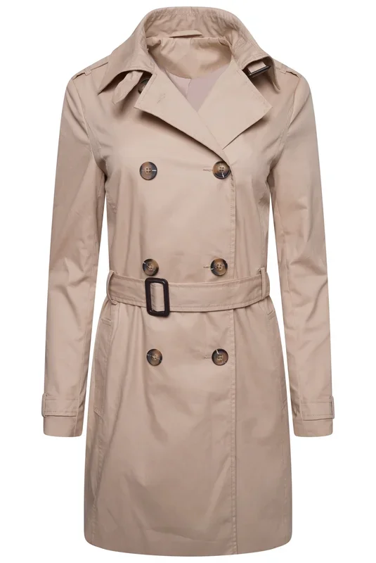 Tina Double Breasted Trench Coat