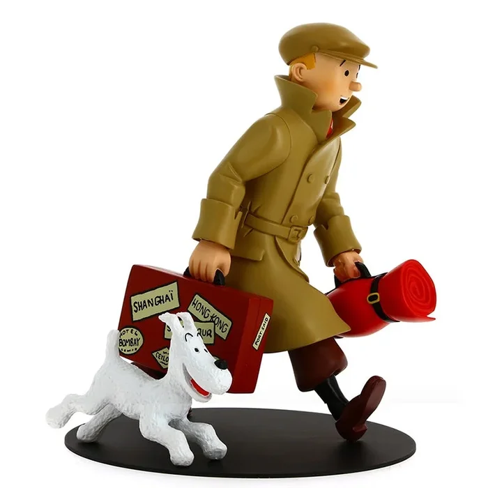 Tintin and Snowy Homecoming Resin Model