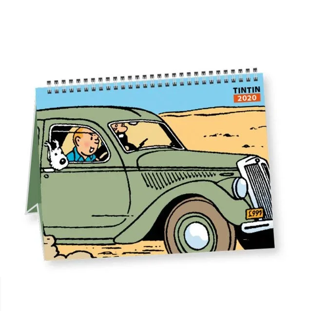 Tintin Desk Calendar 2020