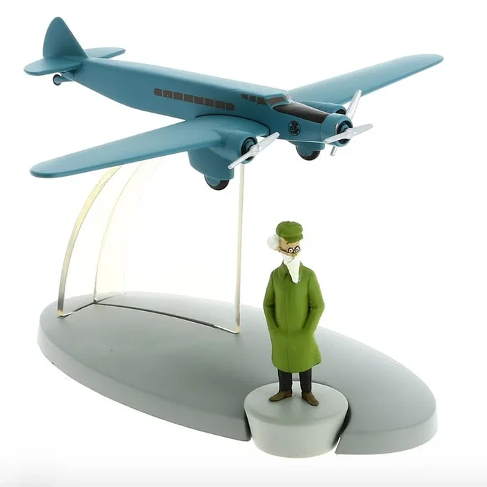 Tintin Grey Trimotor Plane From King Ottokar’s Sceptre