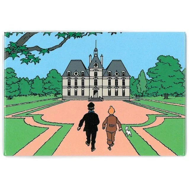Tintin Marlinspike Hall Magnet Rectangle