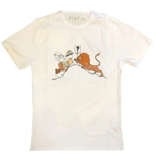 Tintin Snowy and Lion T-Shirt