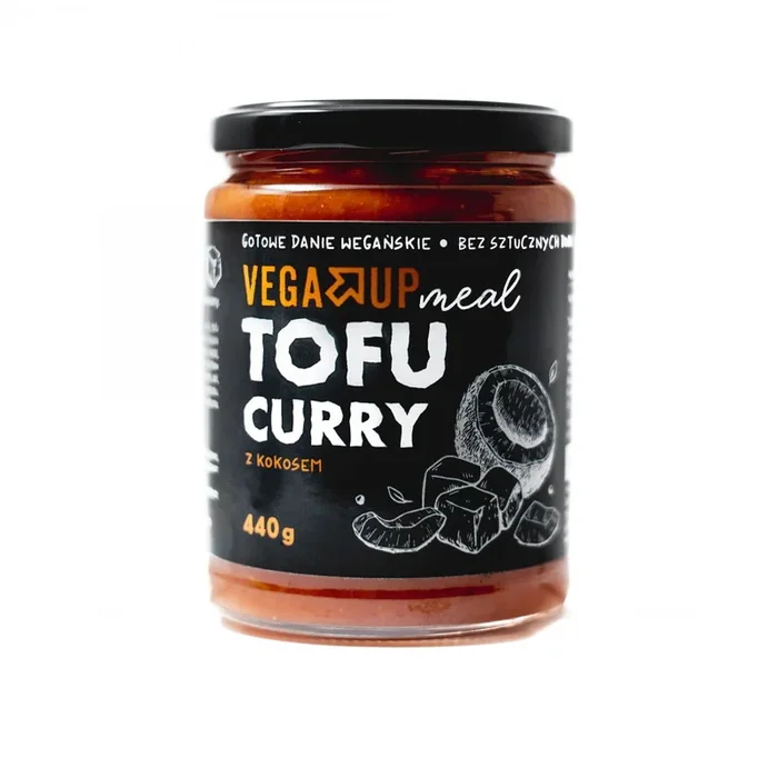 Tofu-Curry mit Kokos 440 g – VEGA UP