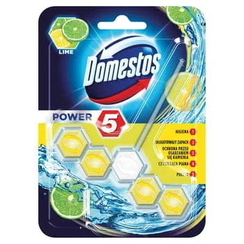 Toilettenanhänger Domestos Power5 Limette 55g