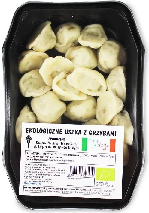 Tortellini mit Pilzen BIO 300 g – KARCZMA TABIAGO