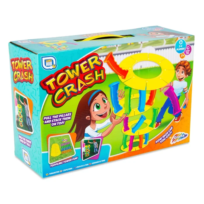 Tower Crash Stacking Challenge Tumble Toppling Children’s Kids Family Game