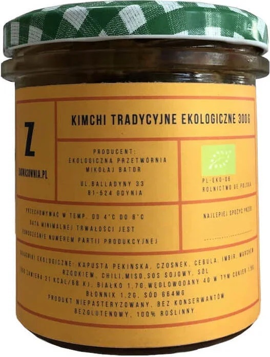 Traditionelles Kimchi BIO 300 g – ORANGE