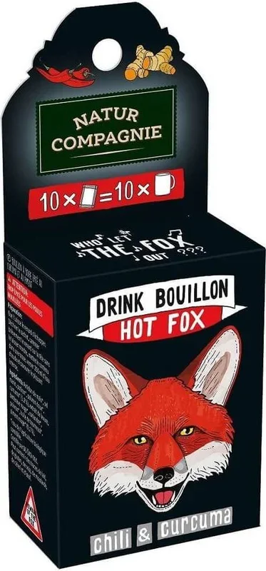 Trinkbrühe in Sachets mit Chili und Kurkuma BIO (10 x 7 g) – NATUR COMPAGNIE