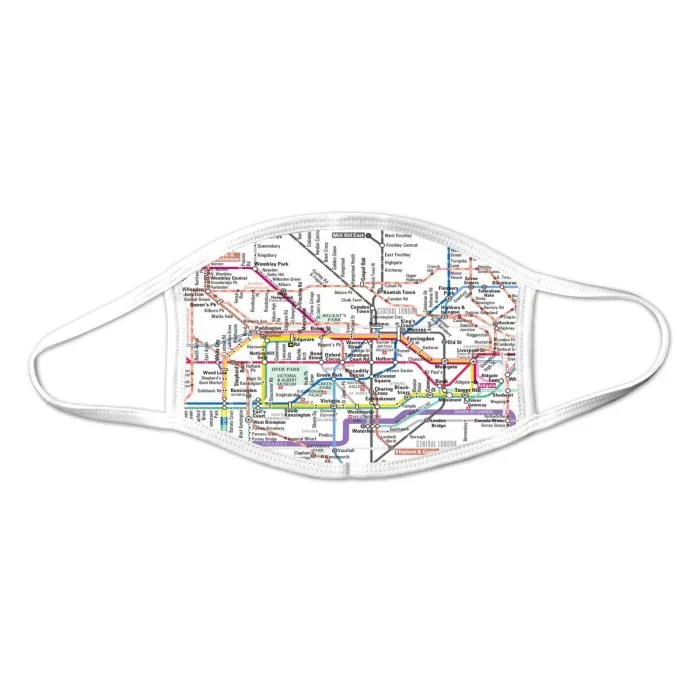 Tube Map Face Mask