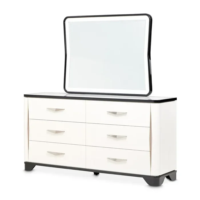 Tuxedo Dresser & Mirror – Piano Keyboard