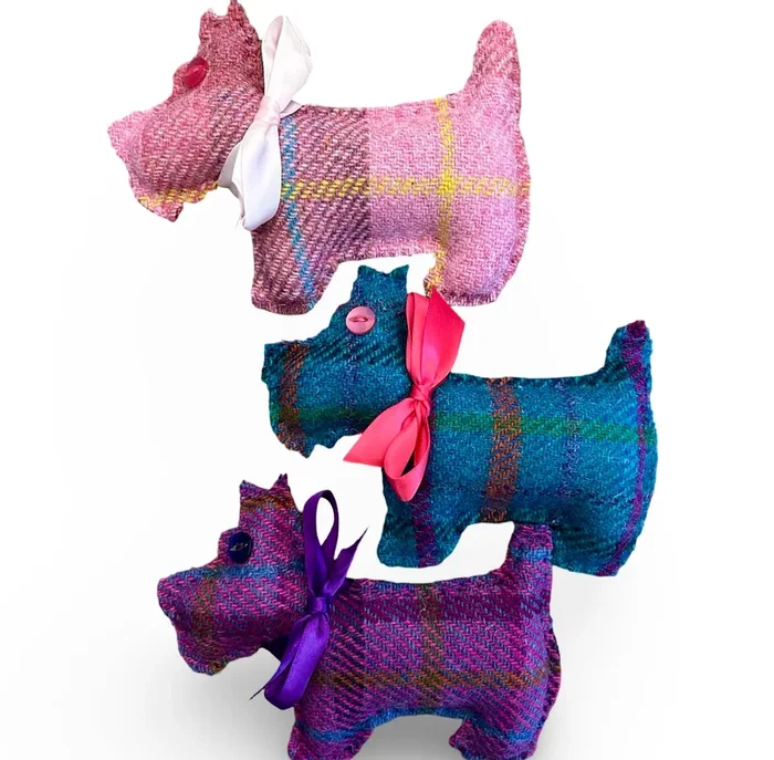 Tweed Lavender Scottie Dog