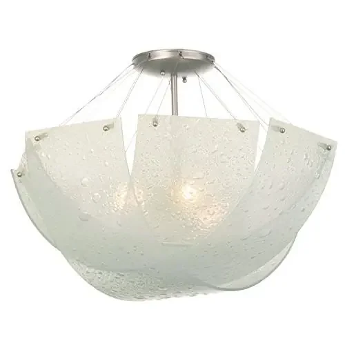 Twinkle Glass Semi Flush Mount, Belen Kox