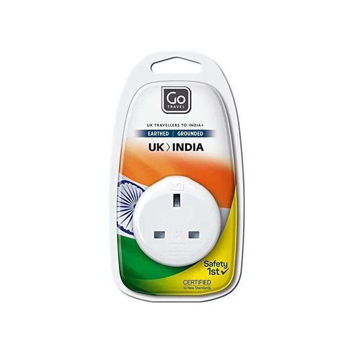 UK to India Travel Adaptor