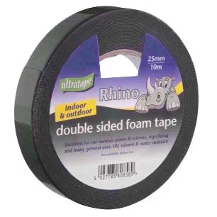 Ultratape Rhino Double Sided Foam Tape 25mm x 10m