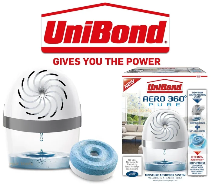 Unibond AERO 360 Moisture Absorber Dehumidifier System Device Or Genuine Refills