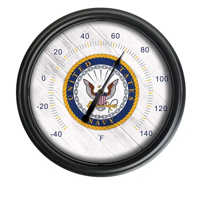 United States Navy Indoor/Outdoor LED Thermometer