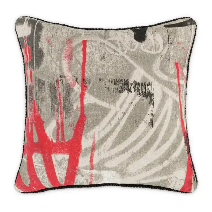 Uptown Downtown Bronx 19″ Square Throw Pillow, Set of 2 – Firefly