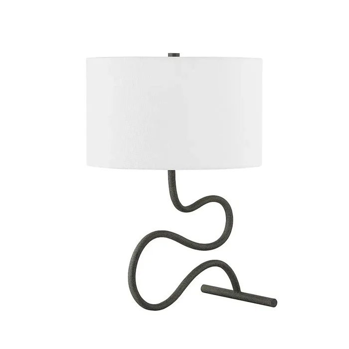 Veranda Table Lamp In French Iron Color