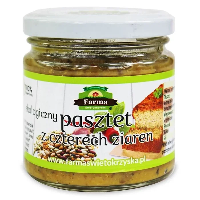 Vierkornpastete glutenfrei BIO 170 g – FARMA ŚWIĘTOKRZYSKA