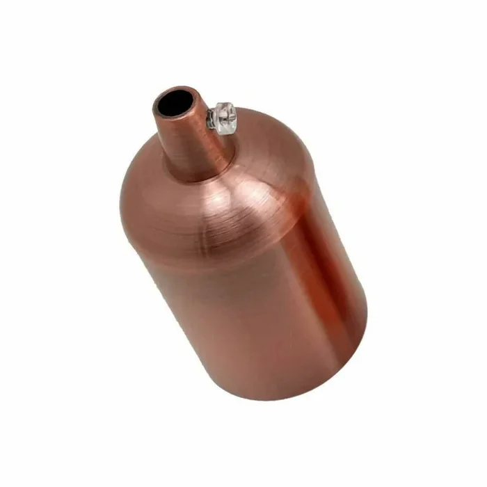 Vintage Industrial Lamp Light Bulb Holder Polished Copper Colour Edison E27 Fitting~1312